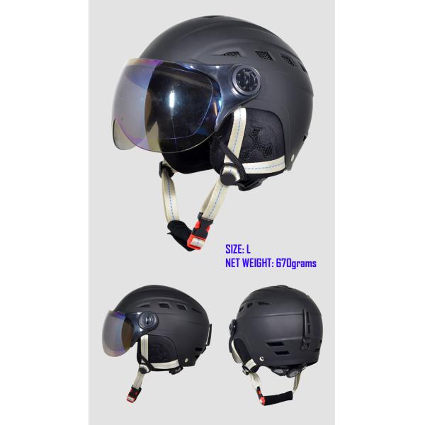 2016 ABS Snow Helmet With Visor SKI-12