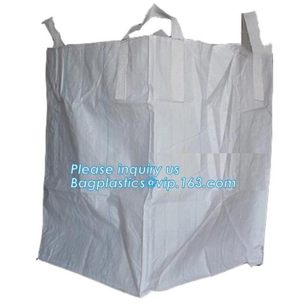 PP woven flexible big bag with baffle and brace inside for packing 2000kg iron ore with high UV treated, bagplastics,