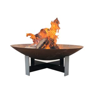 China ISO9001 Steel Fire Pit Replacement Bowl Corten Steel Rustic Red on sale