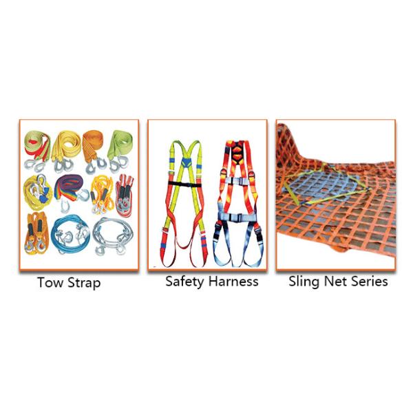 Duplex Eye - Eye Polyester Flat Webbing Sling Flat Woven Industrial Lifting Webbing Sling Belt