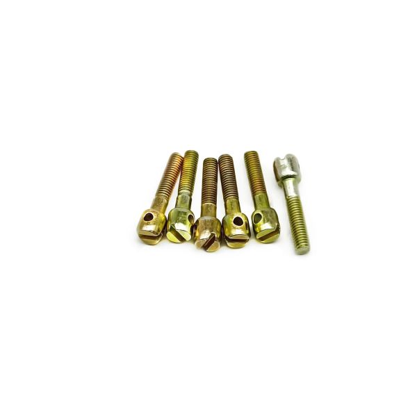 Carbon Steel Single Slot Single Hole Plated Zinc Meter Screws M3*16 Salt Fog Can Be 24 Hours Zinc Plated Carbon Steel Self Drilling Screws M3x16 ANSI Approved Cold Forging