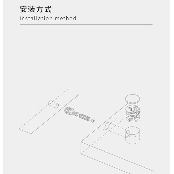 ODM Custom 10mm Screw Caps High Precision For Furniture Cabinet Connection