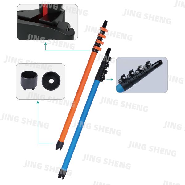 50ft Anti Spin Industrial Duster For Duct Cleaning Easy To Use And Store Cost Effective