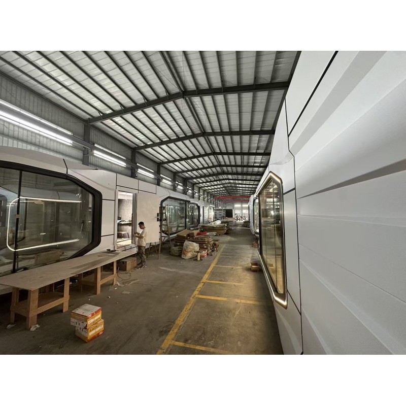 28 Sqm Luxury Space Capsule House with Seismic Resistance Zone 9 and Wind Load 200 km/h