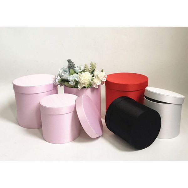 2mm Thickness Offset Printing Round Cardboard Boxes CMYK