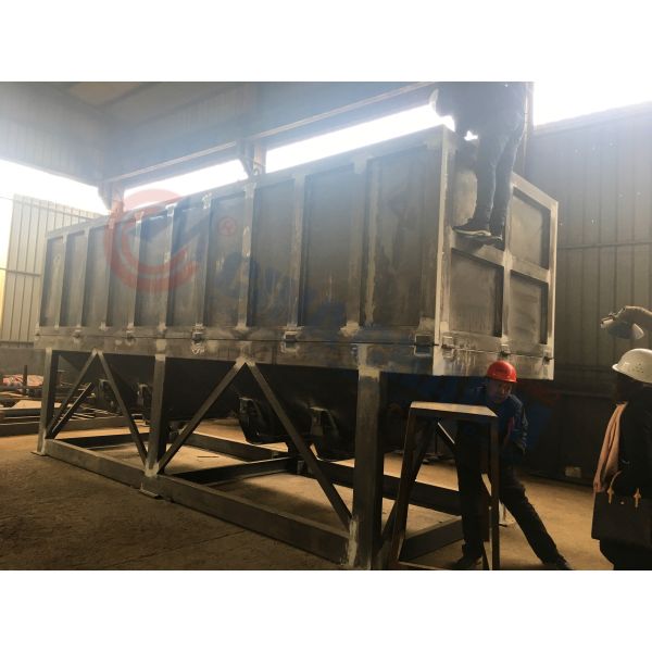 High Reliable Horizontal Cement Storage Silo For Dry Mortar Production Line