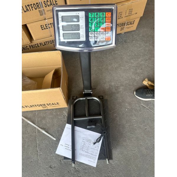 Stainless Steel Pocket Scale 300kg Capacity 10g Accuracy Weighing Platform OEM Customized with Weight Measuring Function