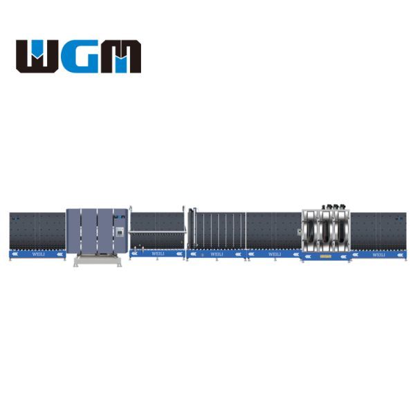 High Efficiency Insulating Glass Line With 2-12m/Min Washing Glass Speed