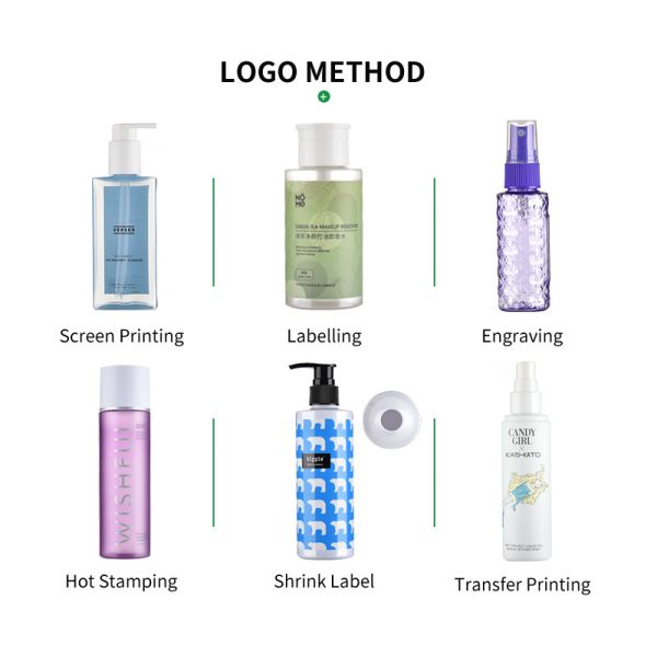 10oz Micellar Cleansing Water Empty Plastic Bottles With Push Down Pump Dispenser