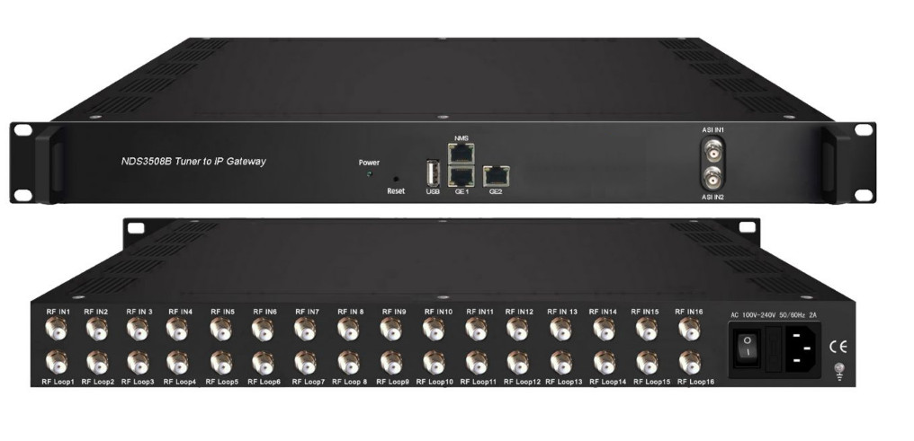 China S2X DVB Modulator NDS3508B Tuner To Ip Gateway on sale
