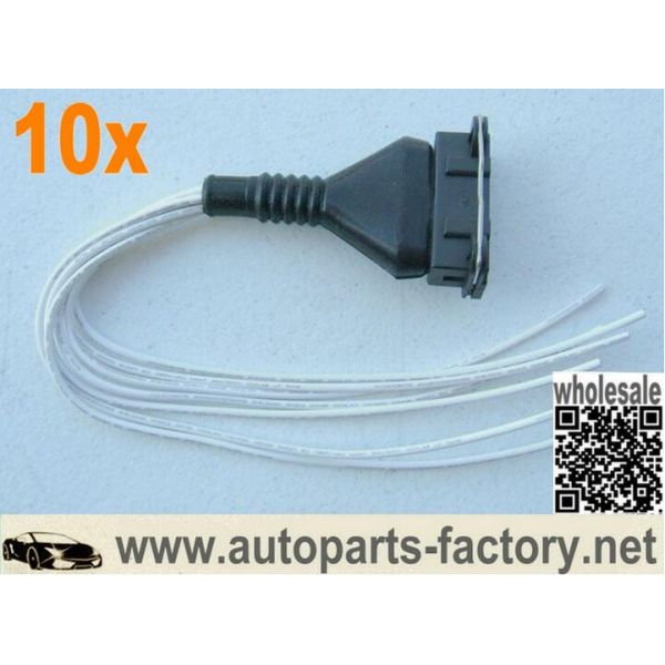 7-pin 300zx 80mm AFM Air Flow Meter MAF Pigtail Connector Loom Harness W/ Rubber Boot