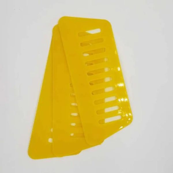 Yellow Ultra Thin Window Tinting Tools Glass Film Installation Scraper Lightweight
