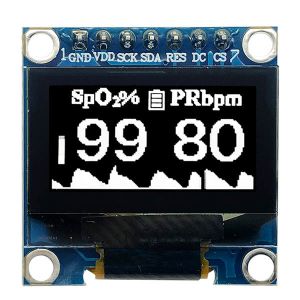 China 0.96 OLED Display Module 128x64 Pixels | SPI Interface | Blue/White/Yellow Blue | -40°C to 80°C | RoHS on sale