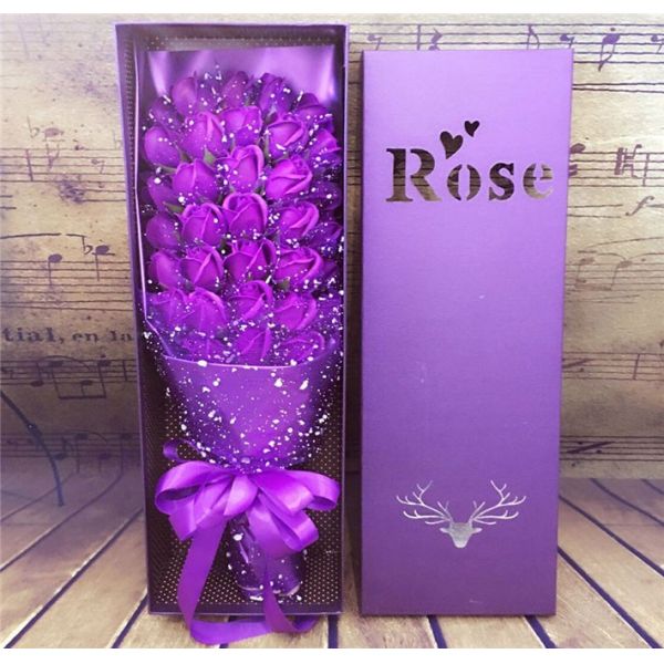 Eco Firendly Cardboard Flower Boxes / Recyclable Florist Rose Boxes