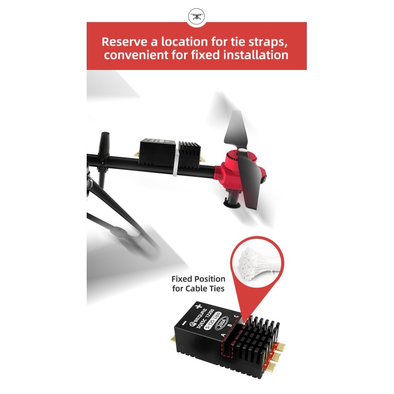 SEQURE 12200 Brushless Speed Controller 5-12S 200A BLHeli_32 | AM For Multi-rotor Aircrafts Airplane Boat RC Car