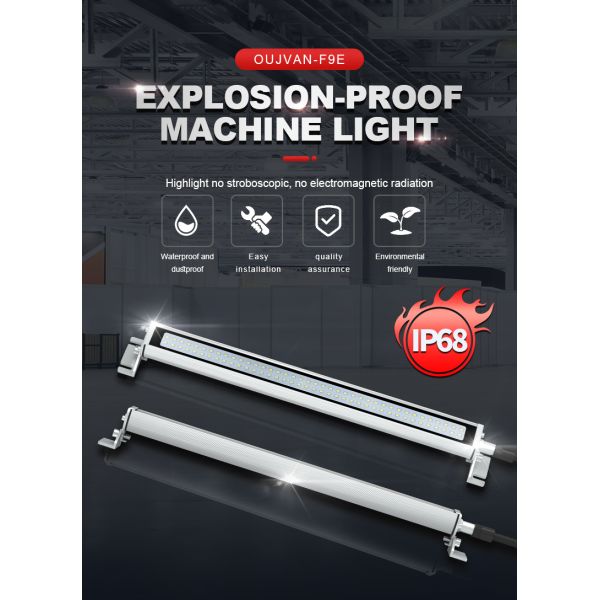 Oil Resistant CNC Machine Lamp Impact Proof LED Work Light Bar For Machine Tools