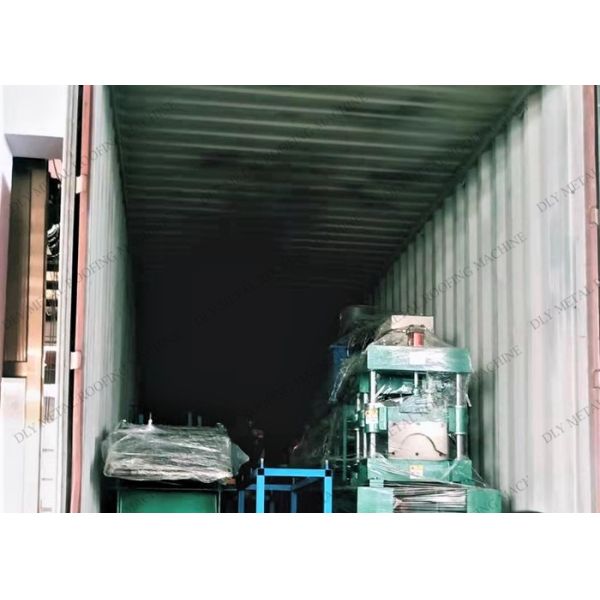4kw Roof Ridge Cap Roll Forming Machine PLC Ridge Roof Tile Forming Equipment