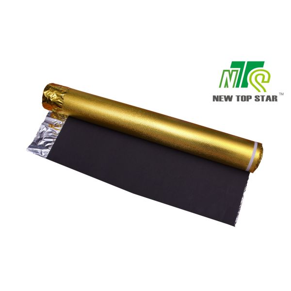EVA Acoustic Laminate Flooring Underlayment Golden Foil 3mm 110kg/M3 ISO