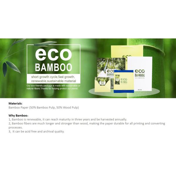 Custom Eco Bamboo Paper Bag Sugar Cane Paper Bag Eco Friendly Shopping Bag