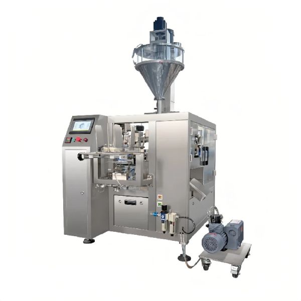 Rotary Premade Pouch Packing Machine 5.2KW Premade Pouch Machine