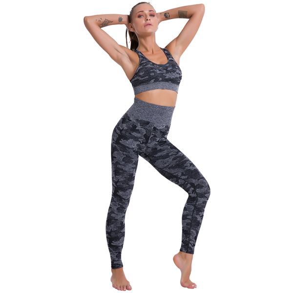 Compression Mesh Insert Leggings Sport Fitness Womans Workout Pants