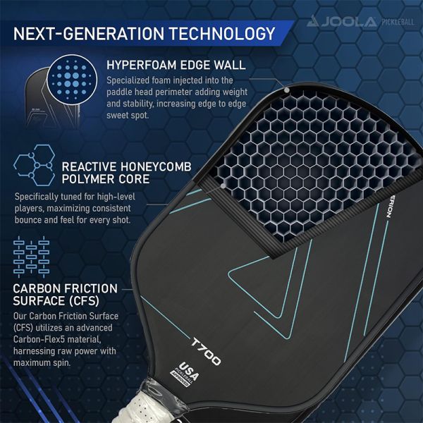 2024 Joola T700 Carbon Fiber Pickleball Paddles for Customer Requirements
