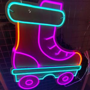 China AC100V 8x12mm Micro Neon Sign Cuttable Roller Skate Cuttable Neon Sign on sale