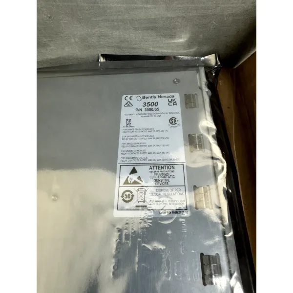 Bently Nevada 3500/65-01-00 16-Channel Temperature Monitor with High-Precision Sampling and Graded Alarms for Industrial Machinery