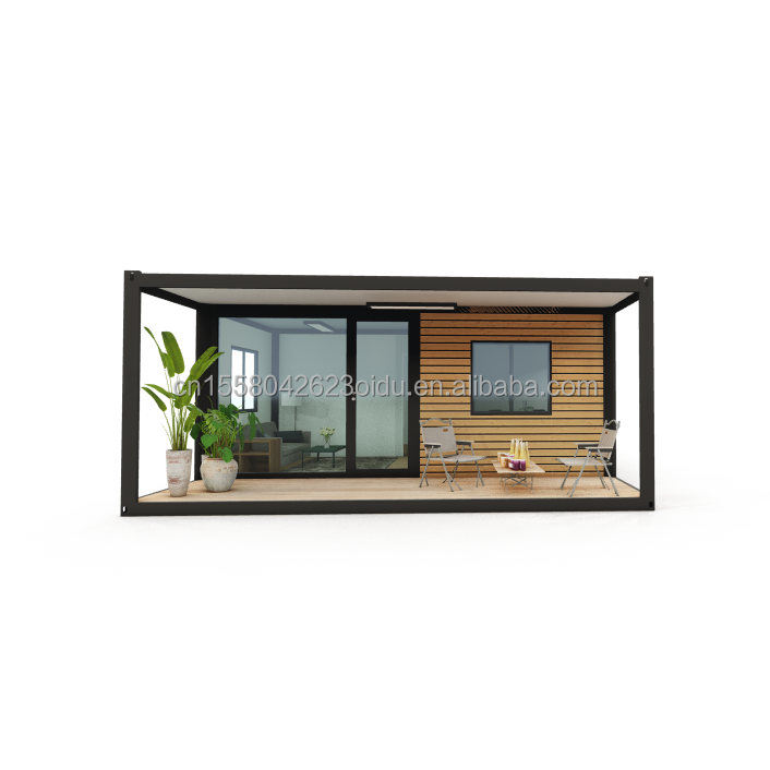 Plant Container House Movable Prefabricated House with 50/75/100mm Wave Sandwich Panel