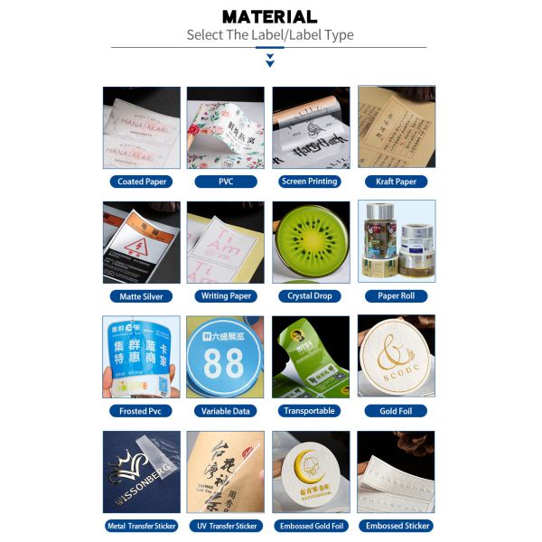 Heat Resistant Custom Label Stickers Roll Colorful Print For Daily Food