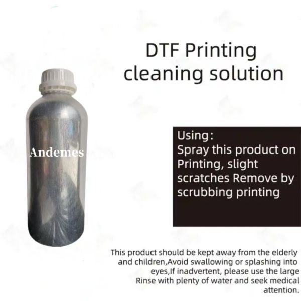 Specialty 1000ML DTF Remover Liquid Solution for T-shirt Printing Inks Removing Heat Transfer Print Clothes Logo Glue