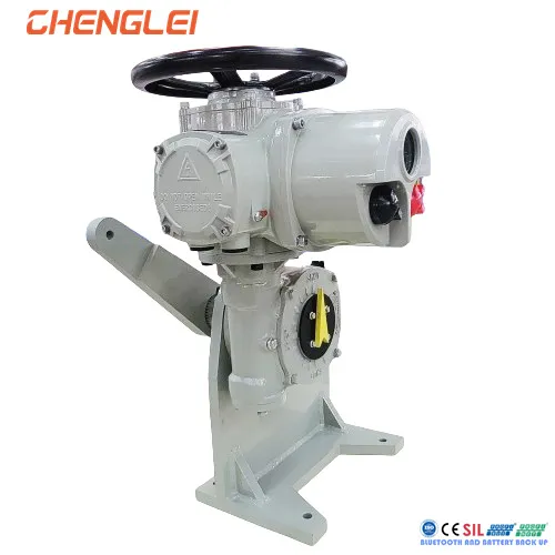 Intelligent Electric Actuator with Worm Gear Box for Valve Damper HVAC and Manual Override