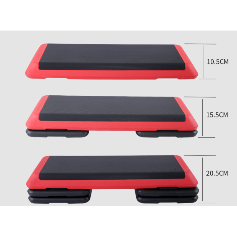 Aerobic Step Platform Adjustable Workout Aerobic Stepper Aerobic Exercise Platform With 4 risers