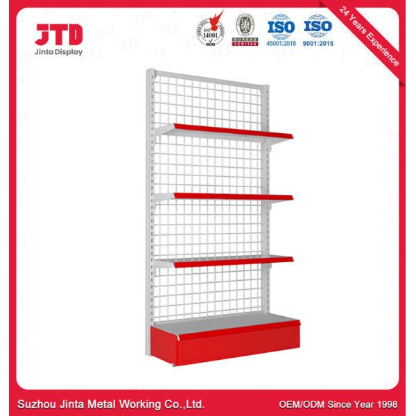 Adjustable Metal Grocery Store Display Racks Gondola Metal Wire Supermarket Shelving