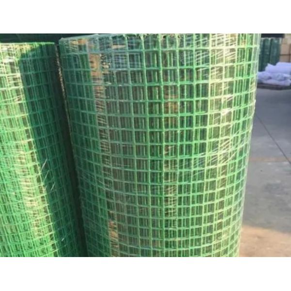 Plastic PVC Coated Wire Mesh Welded Galvanised Mesh Panels 1/2"-4" For Outdoor Fence
