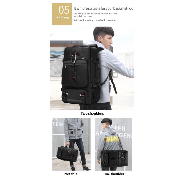 Stylish 70L Big Waterproof Tactical Backpack Camping Travel Backpack For Men