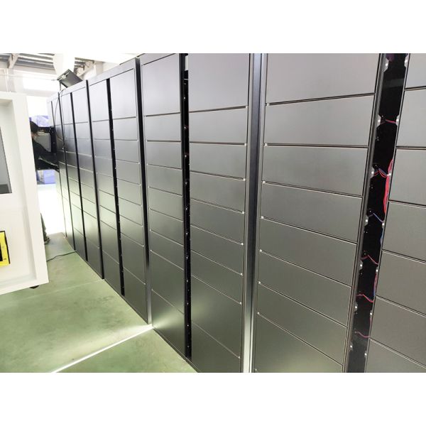 Industrial PC Parcel Delivery Lockers With SMS Input Password Click And Collect Service