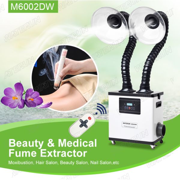 DC Brushless Motor Salon Fume Extractor , Beauty Industry Fumes Extraction System