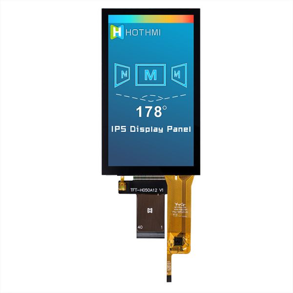 5.0 Inch IPS 480x854 Wide Temperature TFT Display Panel ST7701S Capacitive Touch