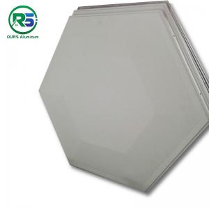 China Soundproof Perforated Multiple Shape Lay In Metal Ceiling Tiles Floating Ceiling Panels on sale