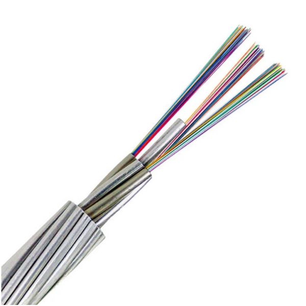 Overhead Ground Wire Outdoor Fiber Optic Cable OPGW Alumilum Alloy 12/24/36/48 Core