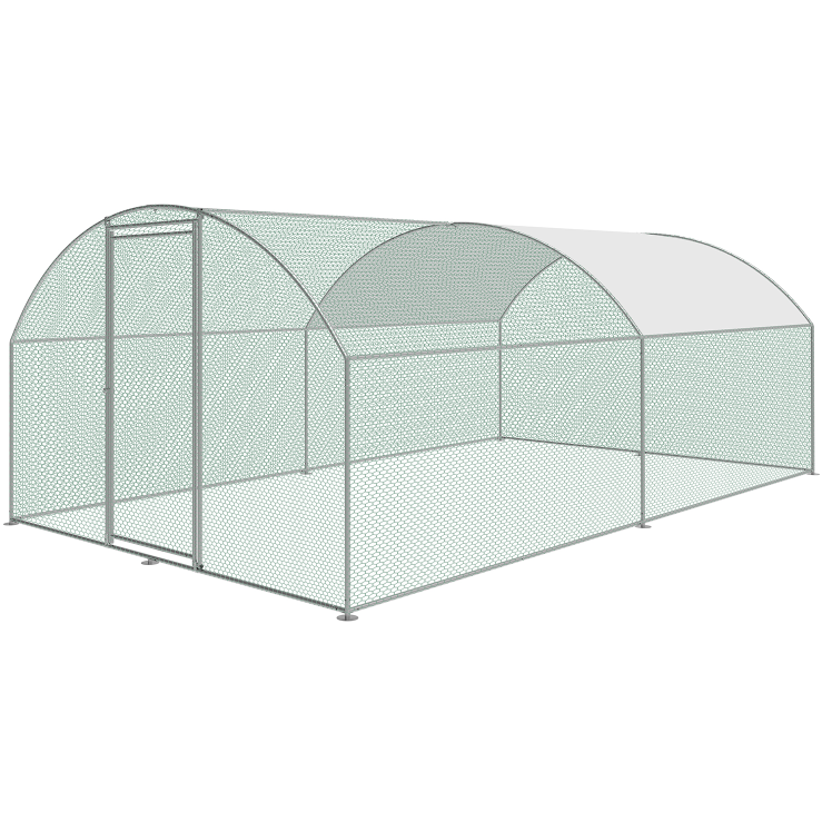 OEM Quick Connect Frame 2.8mx3m Walk In Chicken Cage
