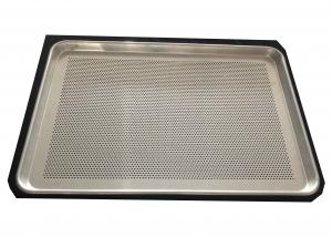 China 60x40cm Food Grade  Perforated Aluminium Baking Tray Pan Sheet Wear resistance on sale