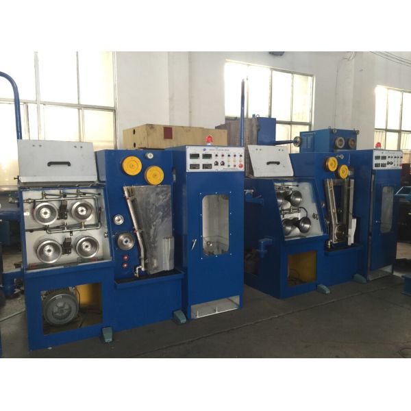 1500mpm Fine Copper Wire Drawing Machine Robust Construction With Annealing Machine