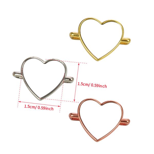 Metal DIY Printed Sublimation Watchband Decorative Buckle Heat Transfer Zinc Alloy Watchband Accessories