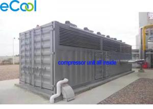 CO2 Refrigeration Station Freezer Condensing Unit / Machine Room Free Cascade Compressor Unit