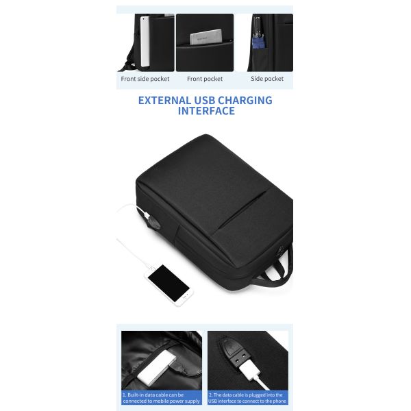 Wholesale backpack custom logo waterproof business Laptop Bag schoolbag Backpack