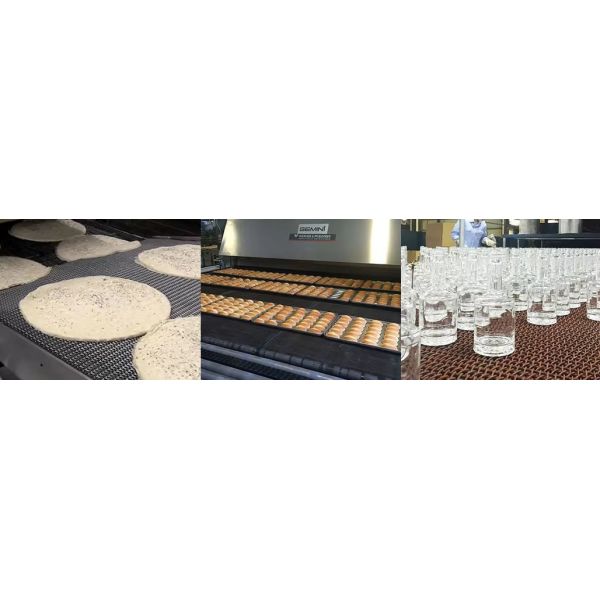 Pizza Oven 304 Stainless Steel Wire Mesh Conveyor Belt For Baking