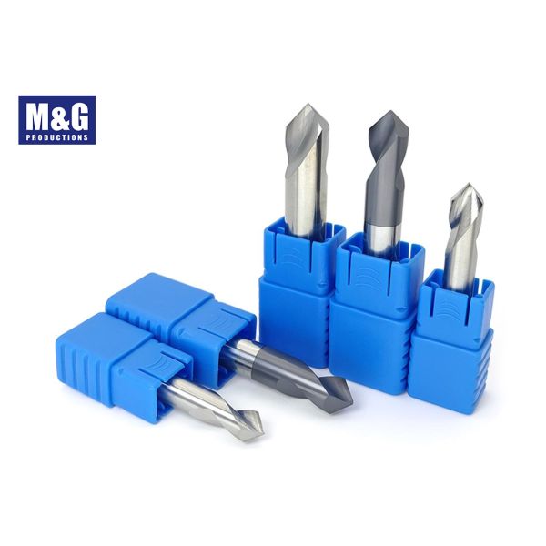 HSS , HSS Cobalt and Solid Carbide NC Spotting Drill Bits 90 Degree Point Customized Standard Length