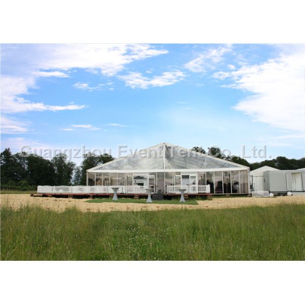 Waterproof Clear Span Tent Aluminum Frame Structure For Outdoor Restaurant